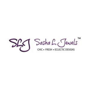 sashaljewels brand logo for sashaljewels.com