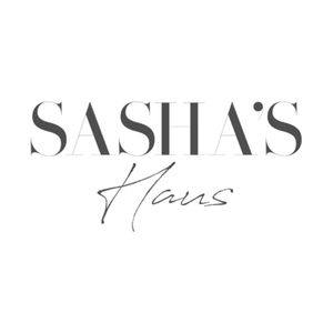 sashashaus brand logo for sashashaus.com