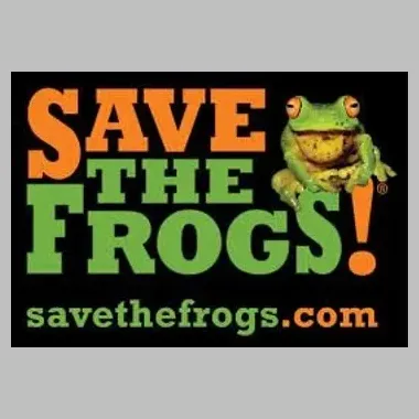 savethefrogs brand logo for savethefrogs.com