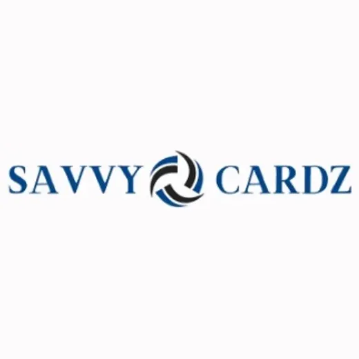 savvycardz brand logo for savvycardz.com