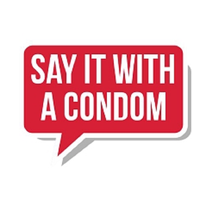 Say It With A Condom brand logo for sayitwithacondom.com