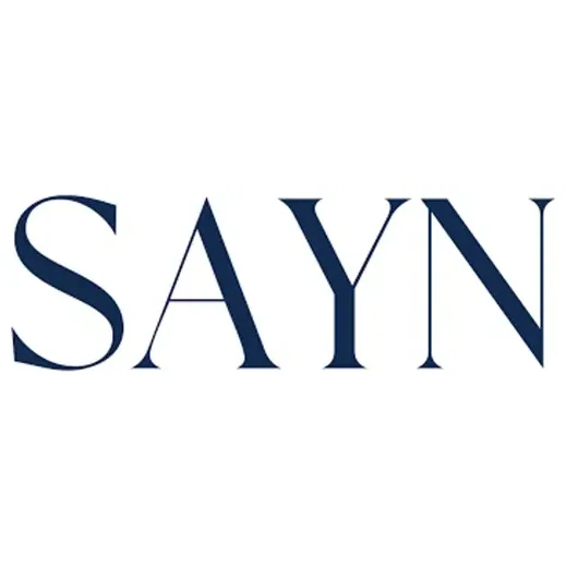 SAYN Beauty brand logo for sayn.com