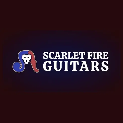 scarletfireguitars brand logo for scarletfireguitars.com