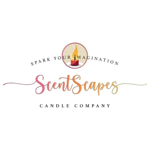 scentscapescandles brand logo for scentscapescandles.com