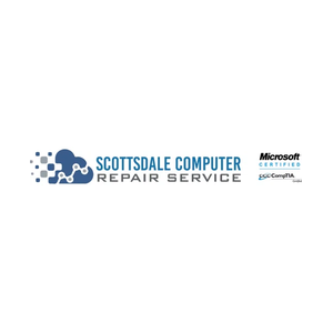 scottsdalecomputerrepairservice brand logo for scottsdalecomputerrepairservice.net