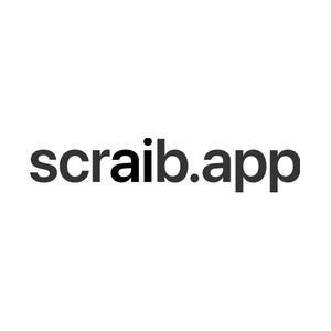 scraib brand logo for scraib.app