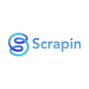 scrapin brand logo for scrapin.io