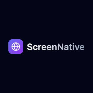 screennative brand logo for screennative.app