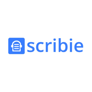 scribie brand logo for scribie.com
