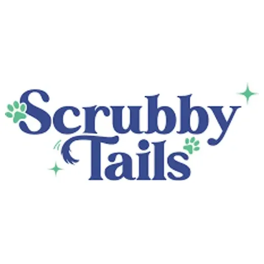 scrubbytails brand logo for scrubbytails.com