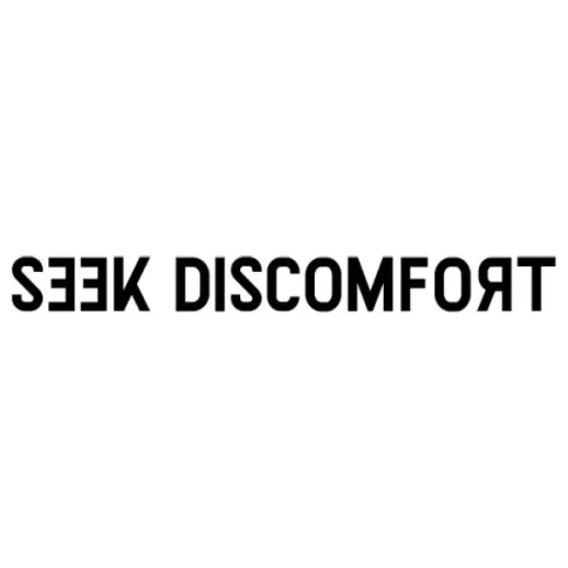 seekdiscomfort brand logo for seekdiscomfort.com