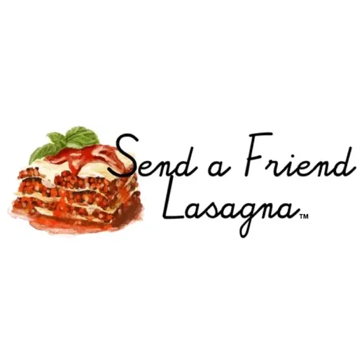 sendafriendlasagna brand logo for sendafriendlasagna.com