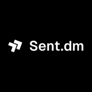 sent brand logo for sent.dm