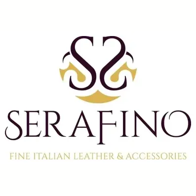 serafinoleather brand logo for serafinoleather.com