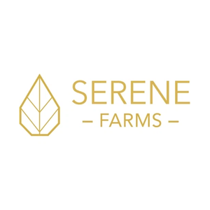 serenefarms brand logo for serenefarms.com