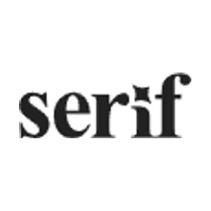 serif brand logo for serif.ai