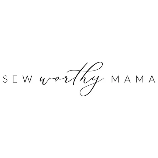 sewworthymama brand logo for sewworthymama.com