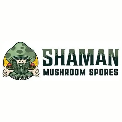 shamanmushroomspores brand logo for shamanmushroomspores.com