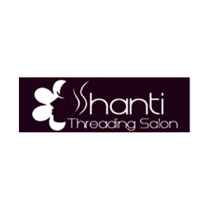 shantithreadingsalon brand logo for shantithreadingsalon.com