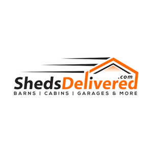 shedsdelivered brand logo for shedsdelivered.com