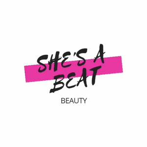shesabeatbeauty brand logo for shesabeatbeauty.com
