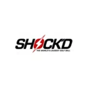 SHOCK'D Golf Balls brand logo for shockdgolfballs.com