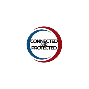 Connectedandprotected brand logo for shop.connectedandprotected.com