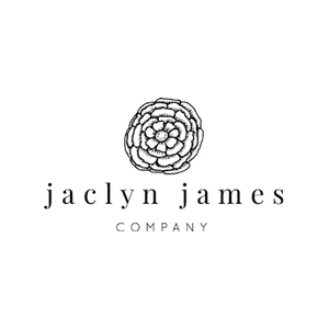 Jaclynjames brand logo for shop.jaclynjames.co