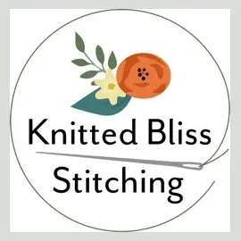 Knittedbliss brand logo for shop.knittedbliss.com