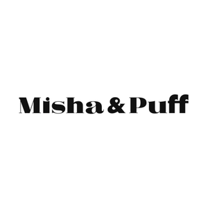 Misha-and-puff brand logo for shop.misha-and-puff.com