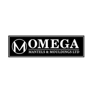Omegamantels brand logo for shop.omegamantels.com