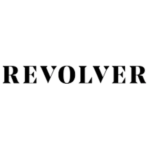 Revolvermag brand logo for shop.revolvermag.com