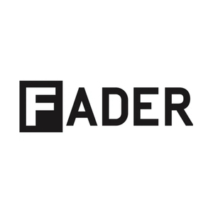 Thefader brand logo for shop.thefader.com
