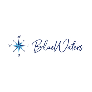 shopbluewaters brand logo for shopbluewaters.com
