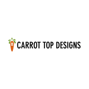 shopcarrottopdesigns brand logo for shopcarrottopdesigns.com