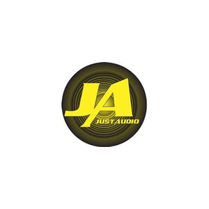 shopjustaudio brand logo for shopjustaudio.com