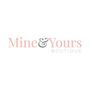 shopmineandyours brand logo for shopmineandyours.com