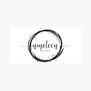 shopnineteenboutique brand logo for shopnineteenboutique.com