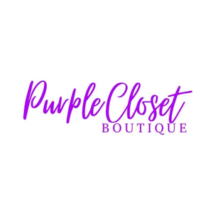 shoppurplecloset brand logo for shoppurplecloset.com