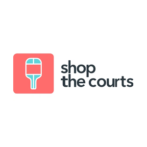 shopthecourts brand logo for shopthecourts.com