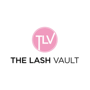shopthelashvault brand logo for shopthelashvault.com