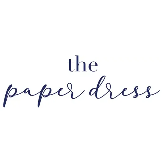shopthepaperdress brand logo for shopthepaperdress.com