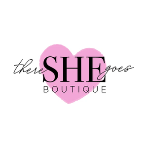 shopthereshegoes brand logo for shopthereshegoes.com