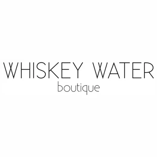 shopwhiskeywater brand logo for shopwhiskeywater.com