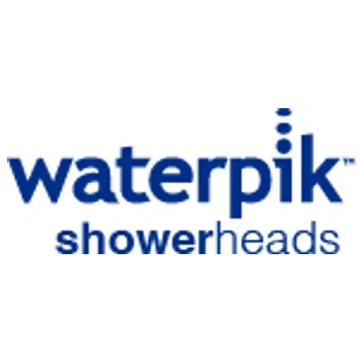 Waterpik brand logo for showers.waterpik.com