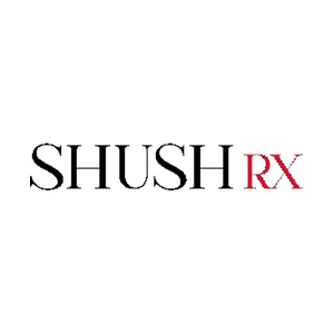 shushrx brand logo for shushrx.com