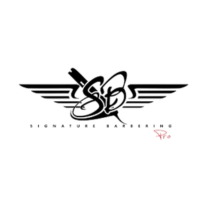 signaturebarbering brand logo for signaturebarbering.com