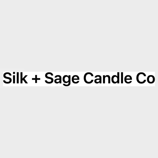 silkandsagecandles brand logo for silkandsagecandles.com