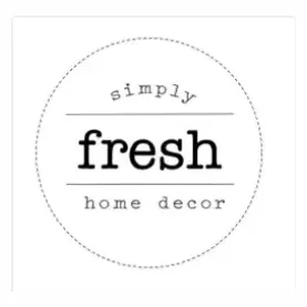 simplyfreshhomedecor brand logo for simplyfreshhomedecor.com