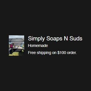 simplysoapsnsuds brand logo for simplysoapsnsuds.com